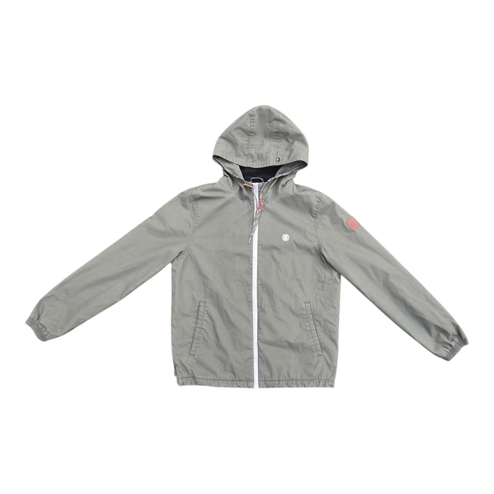 Element Wolfeboro Collection Jacket Poly Cotton Medium Green Hooded Full Zip